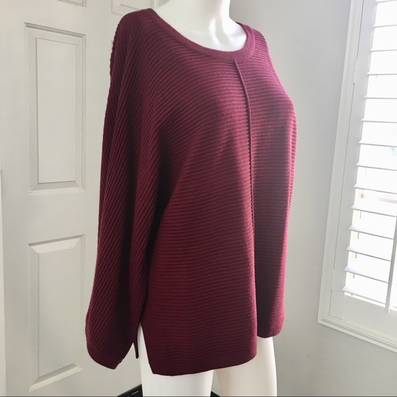 Olivaceous Sweaters - NWT Olivaceous Dolman Sleeve Ribbed oversized top